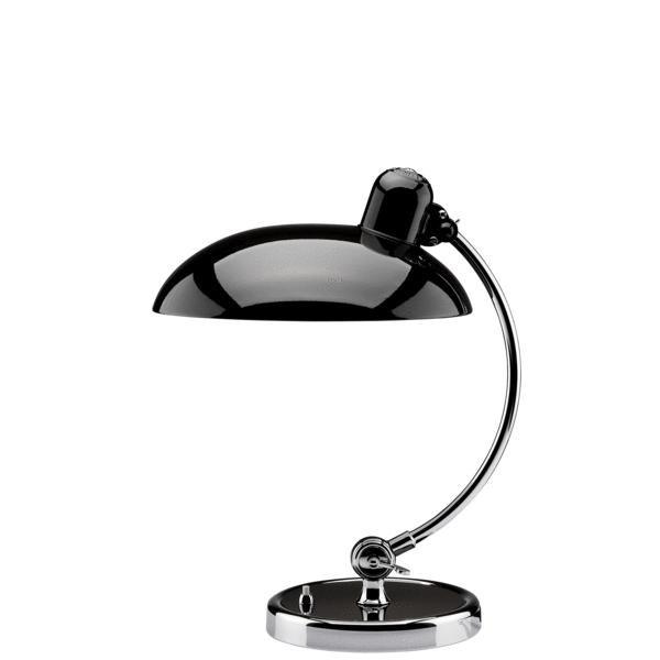 Fritz Hansen Kaiser Idell Lámpara de mesa Negra, Ø28 cm
