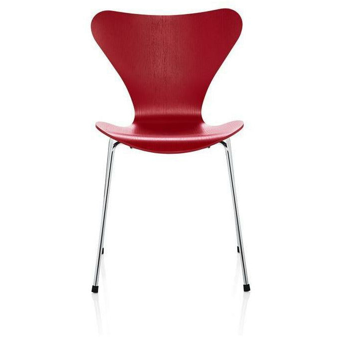 Fritz Hansen Série de chaise miniature 7, rouge