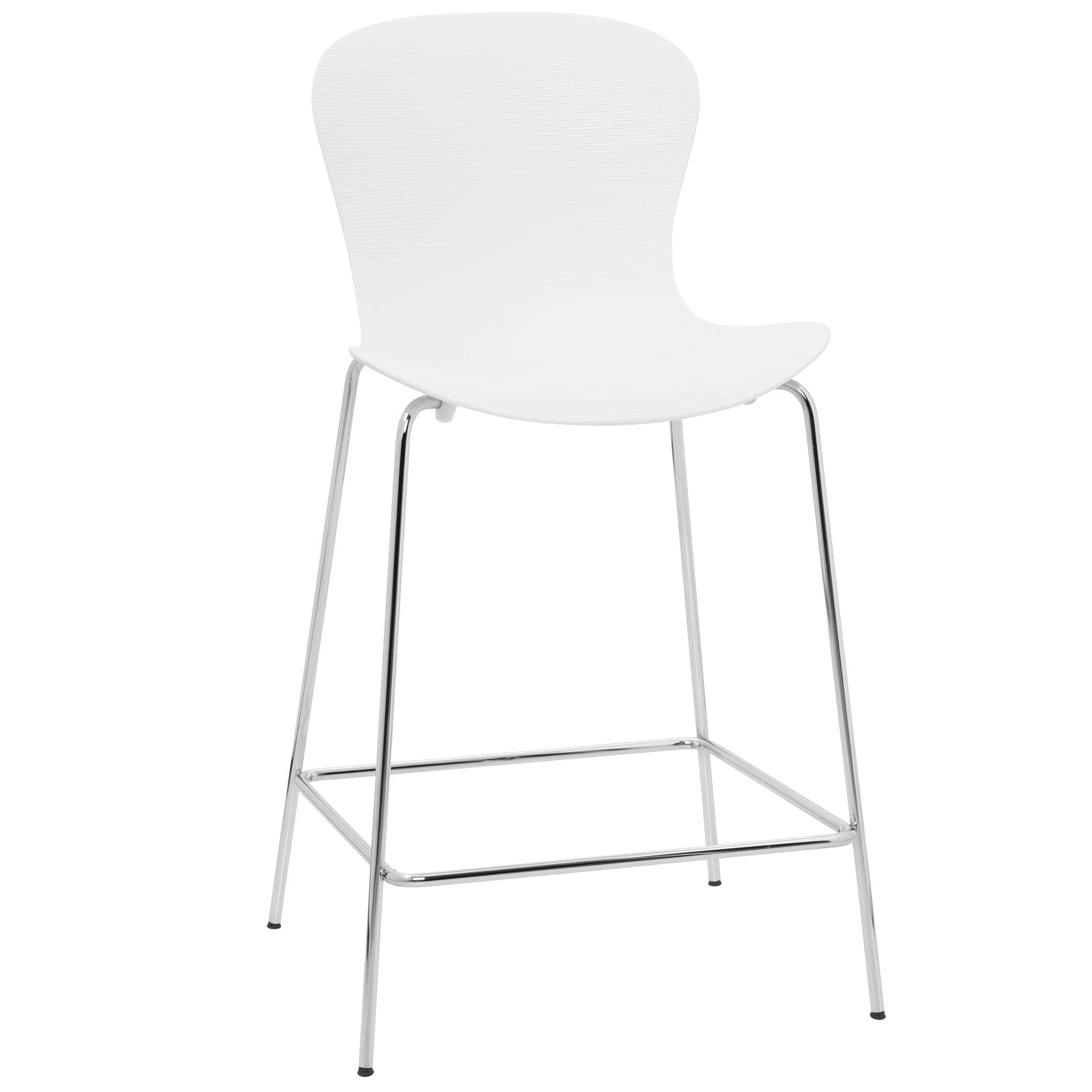 Fritz Hansen Nap Bar Chair 64 Cm, Milk White