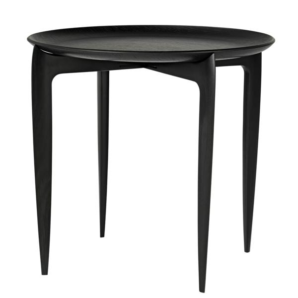 弗里茨·汉森托盘桌，黑色