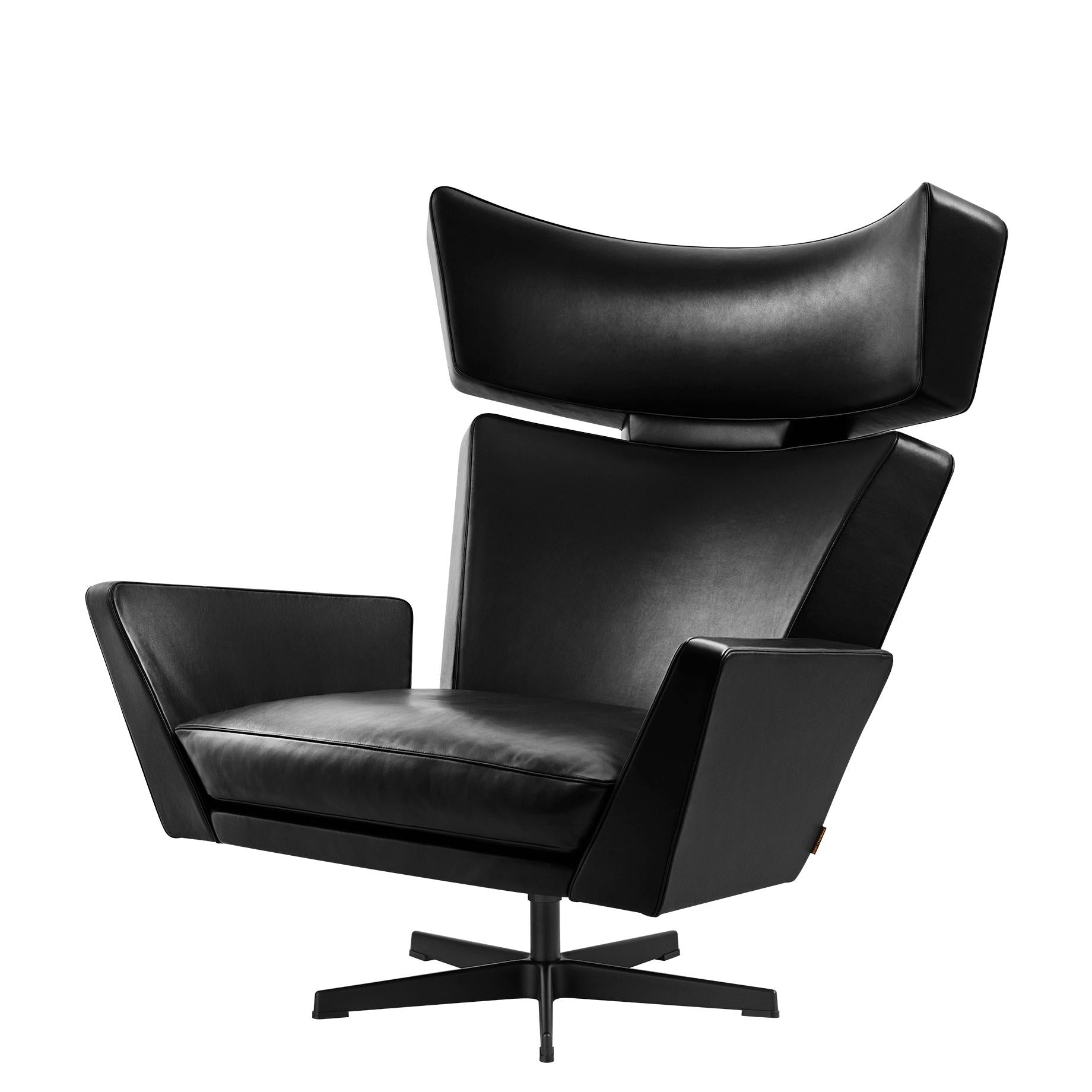 Fritz Hansen Oksen Lounge Chair, Monochrom