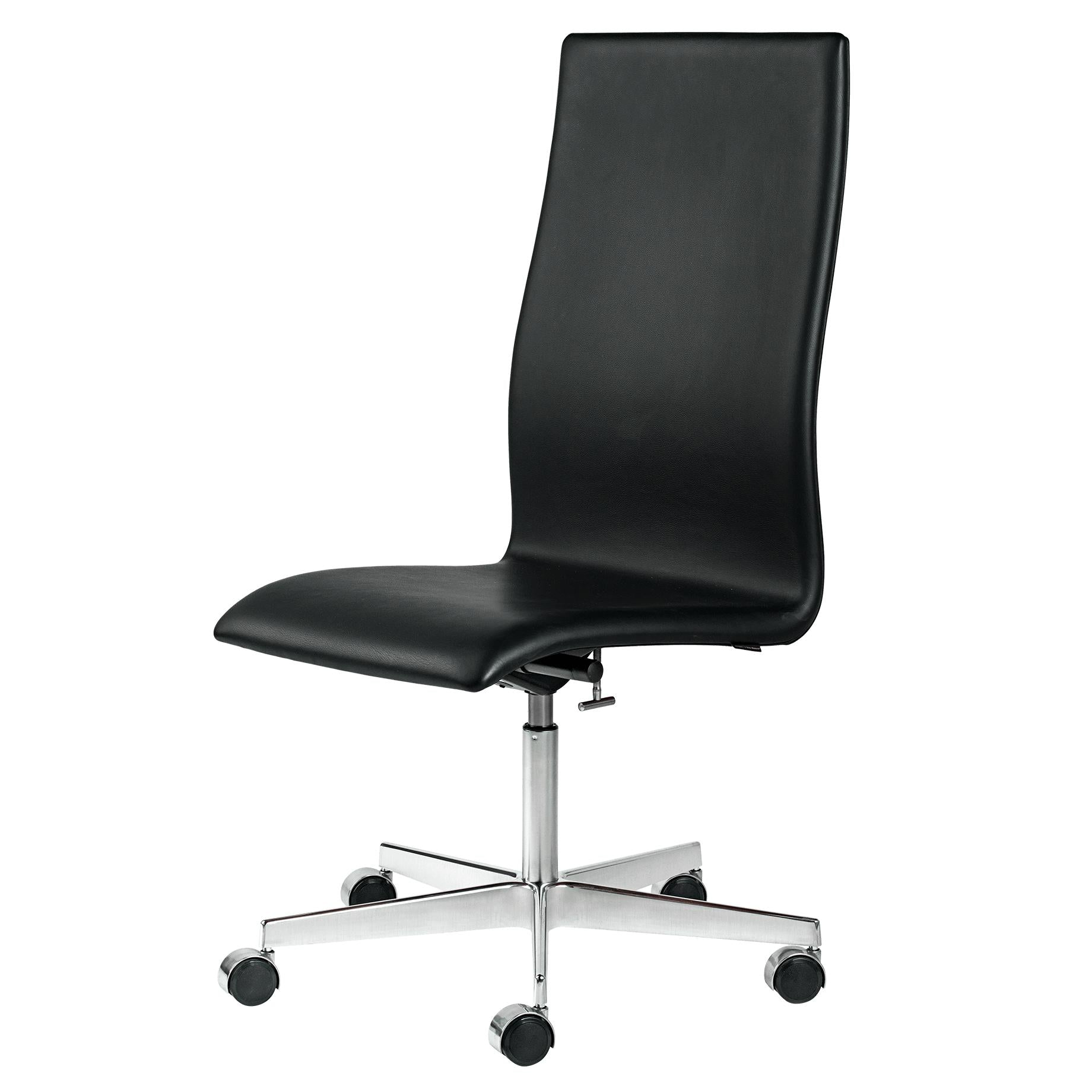 Fritz Hansen Oxford Classic Height Adjustable Office Chair Leather, Middle Back