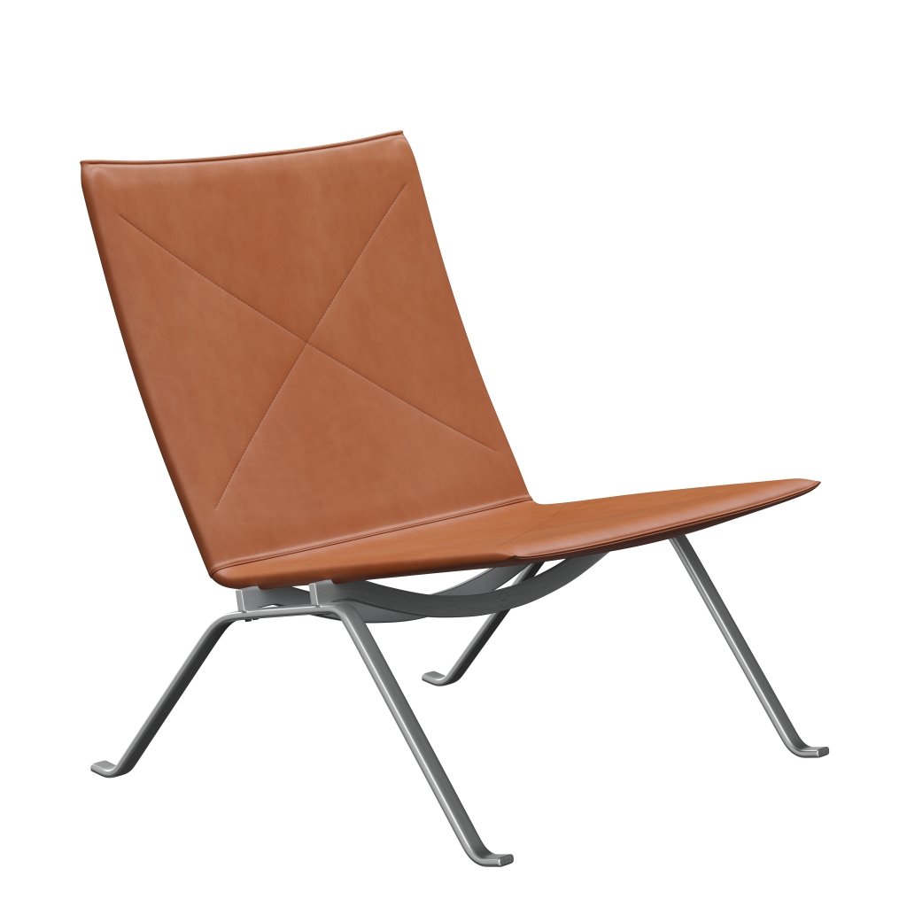Fritz Hansen Pk22 Lounge Chair, Grace Walnut