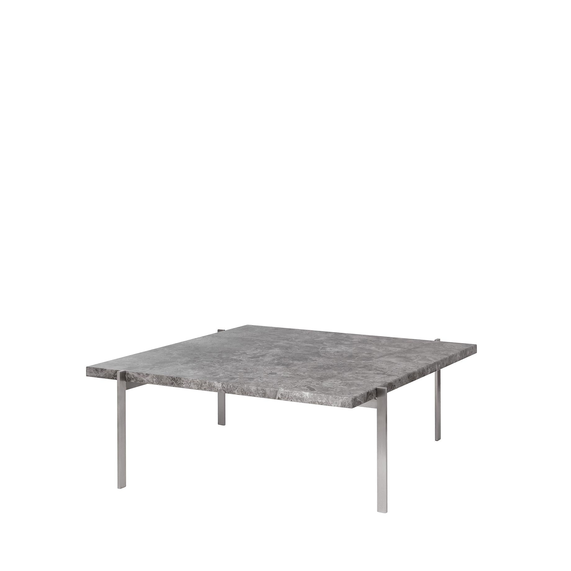 Fritz Hansen PK61 Tavolino da caffè 120 cm, marmo grigio marrone
