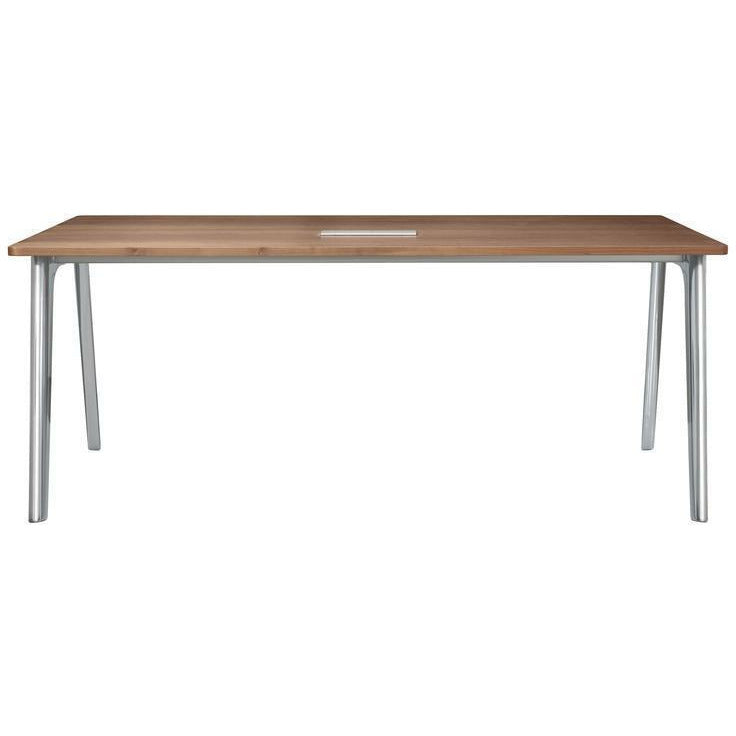 Fritz Hansen Pluralis Table en polvo informado de aluminio, chapa de nogal