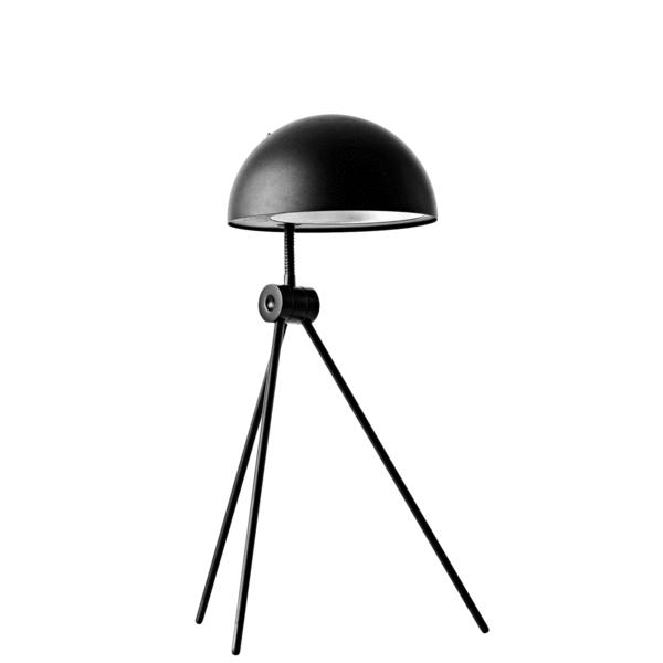 Lámpara de mesa de radón Fritz Hansen, negro