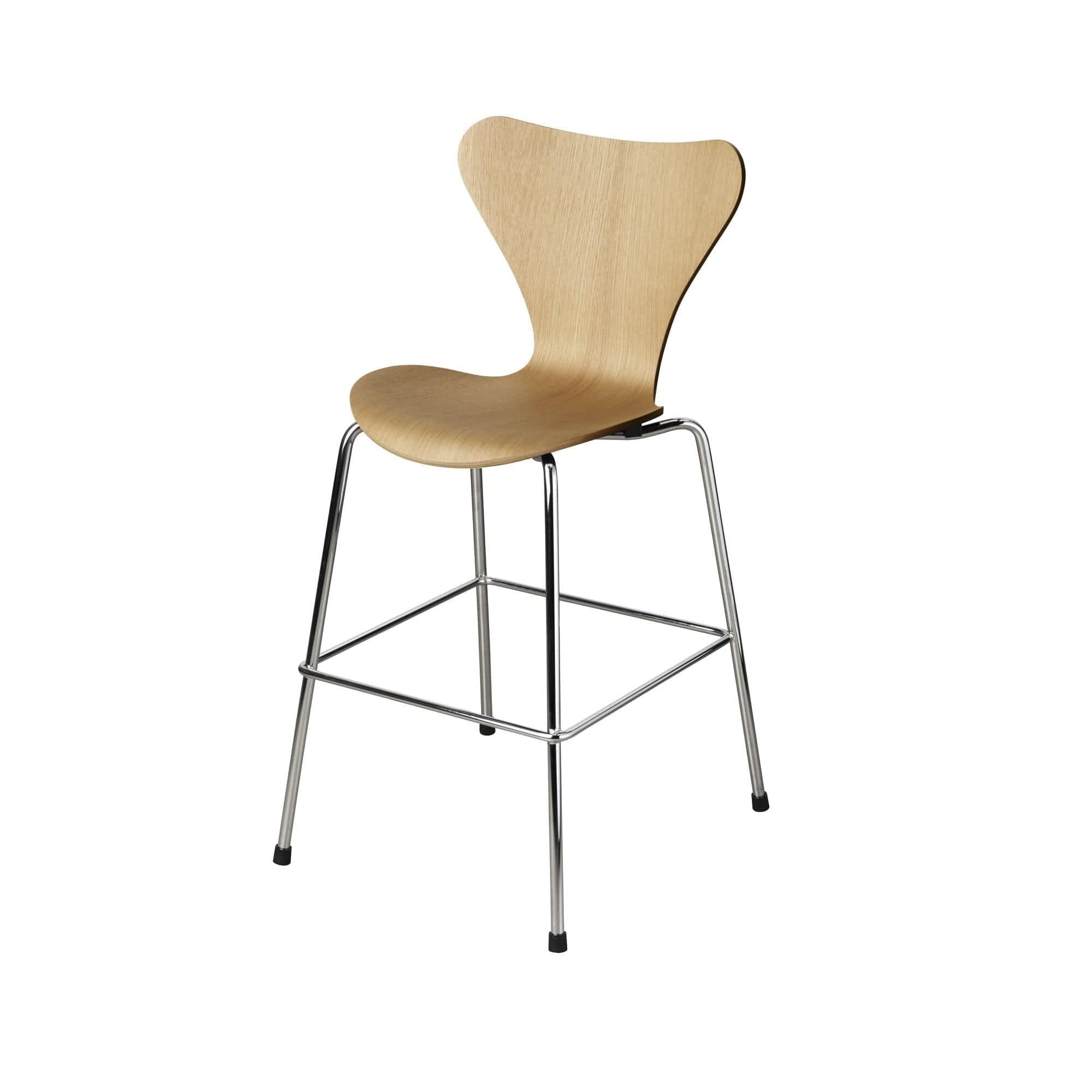 Fritz Hansen Series 7 Junior Chair, Oak/Chrome