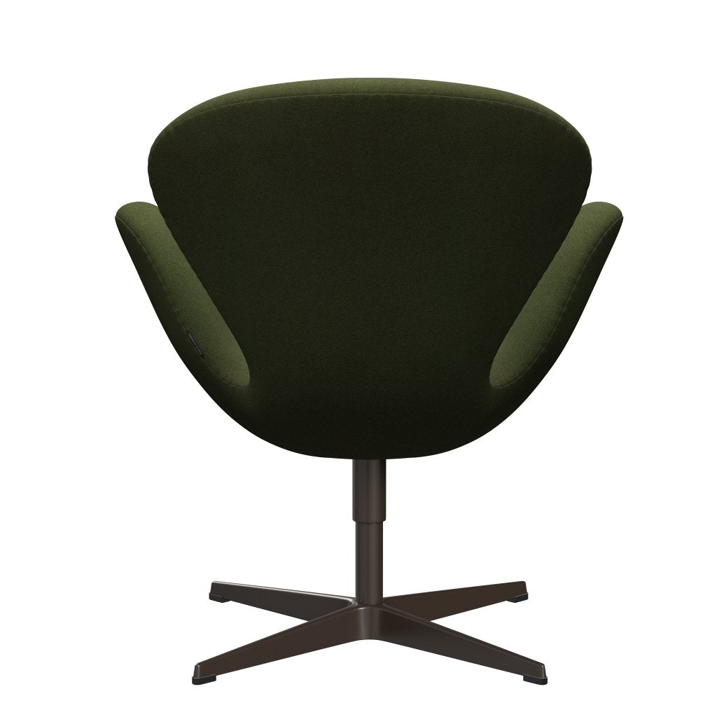 Fritz Hansen Swan Lounge -tuoli, ruskea pronssi/tonus armeija vihreä