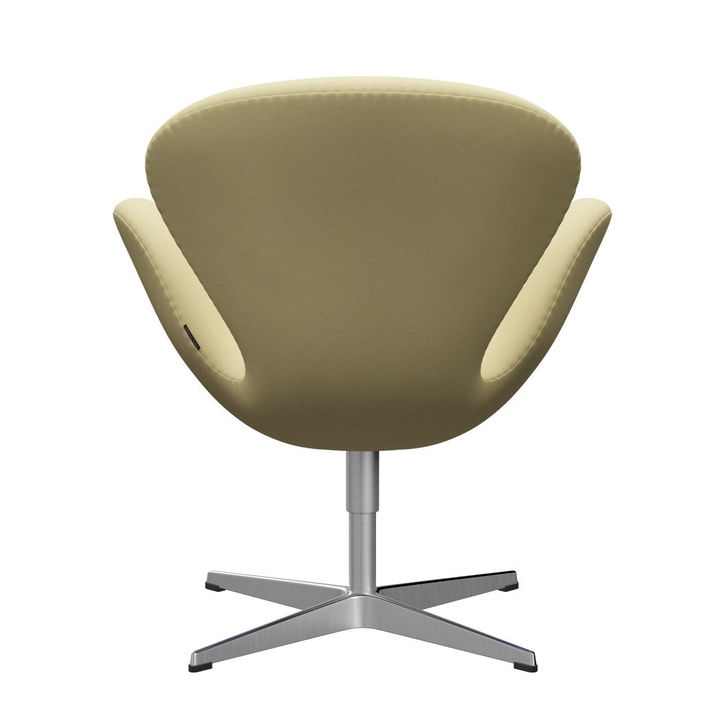 Fritz Hansen Swan Lounge Chair, Satin Brushed Aluminium/Comfort Gray (68008)