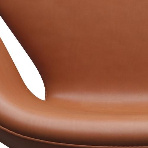 Fritz Hansen Swan Lounge -stoel, Satin Borde Aluminium/Grace Walnut