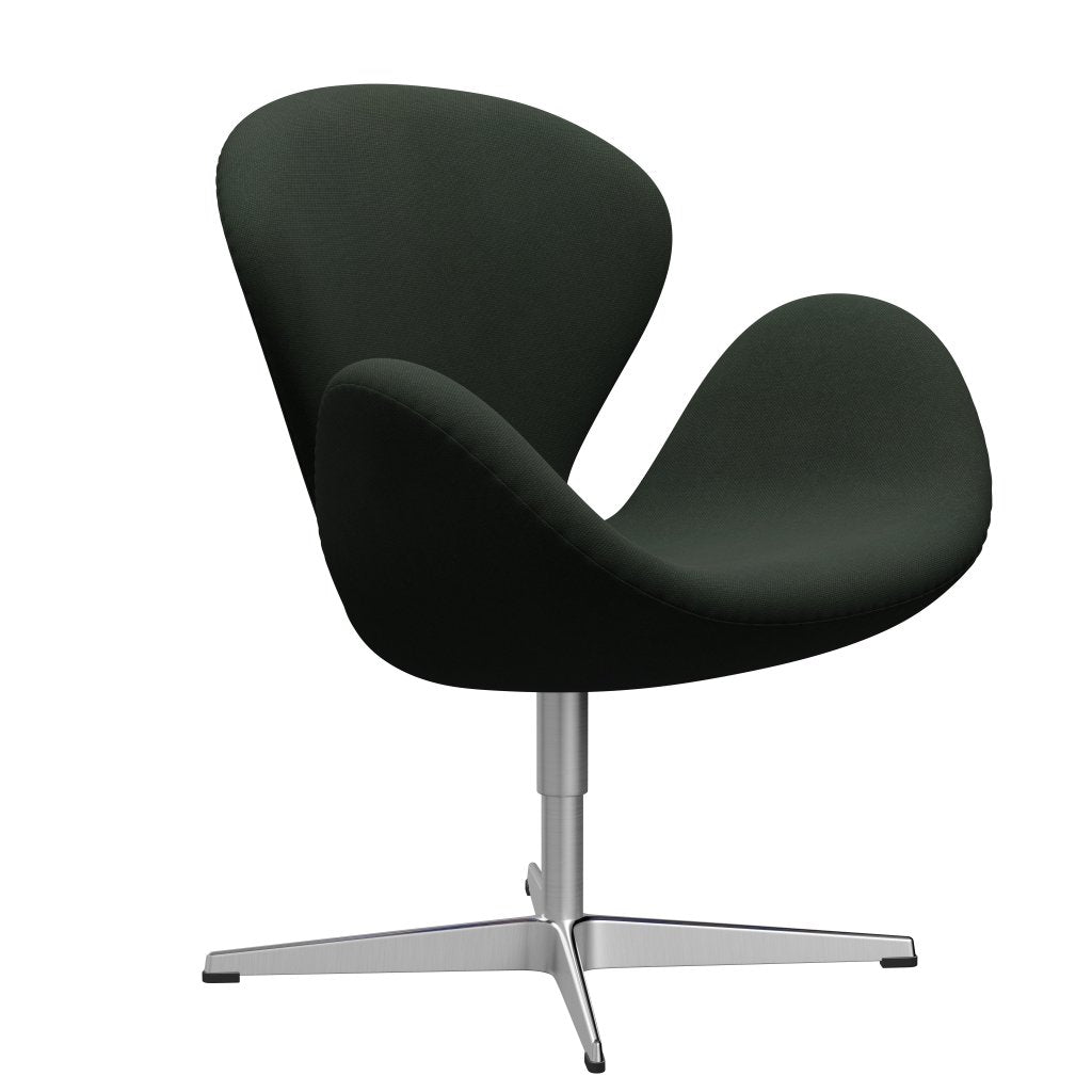 Fritz Hansen Joutsen lounge -tuoli, satiini harjattu alumiini/Steelcut Dark Army Green