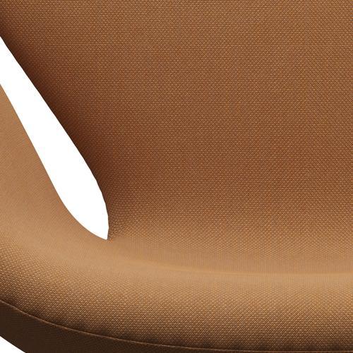 Fritz Hansen Swan Lounge -stoel, Satin Borde Aluminium/SteelCut Trio Camel