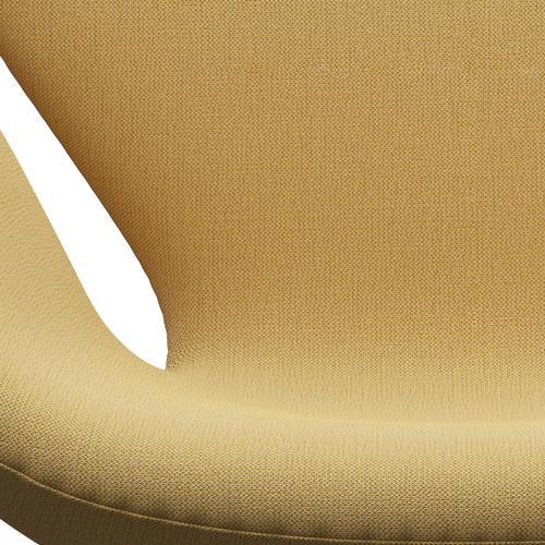 Fritz Hansen Swan Lounge Stuhl, schwarz lackiert/christianshavn gelb