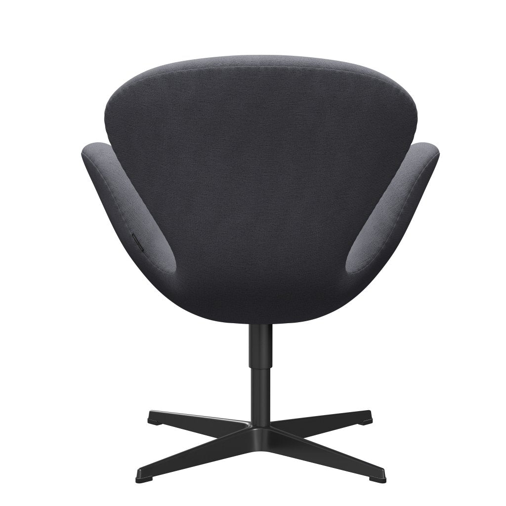 Fritz Hansen Swan Lounge Stuhl, schwarz lackiert/christianshavn hellgrau
