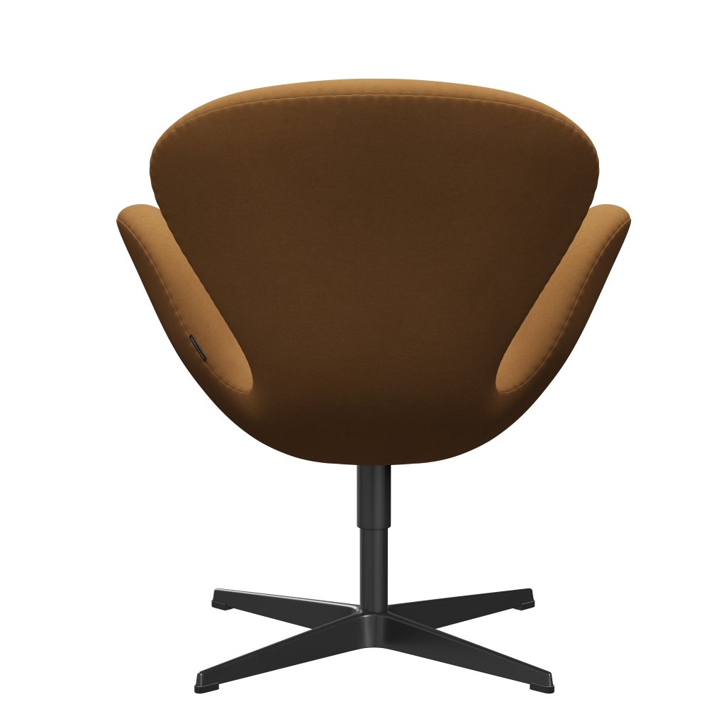 Fritz Hansen Swan Lounge -tuoli, musta lakattu/mukavuus beige (09084)