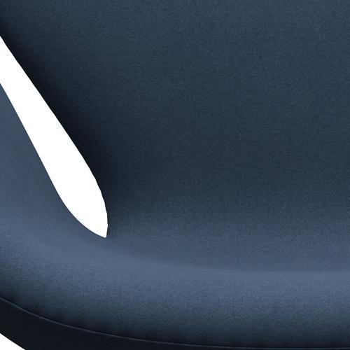 Fritz Hansen Swan休息室椅子，黑色漆/舒适深灰色（09074）