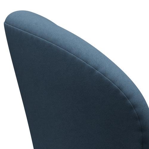 Fritz Hansen Swan Lounge Chair, Black Lacquered/Comfort Gray (01160)