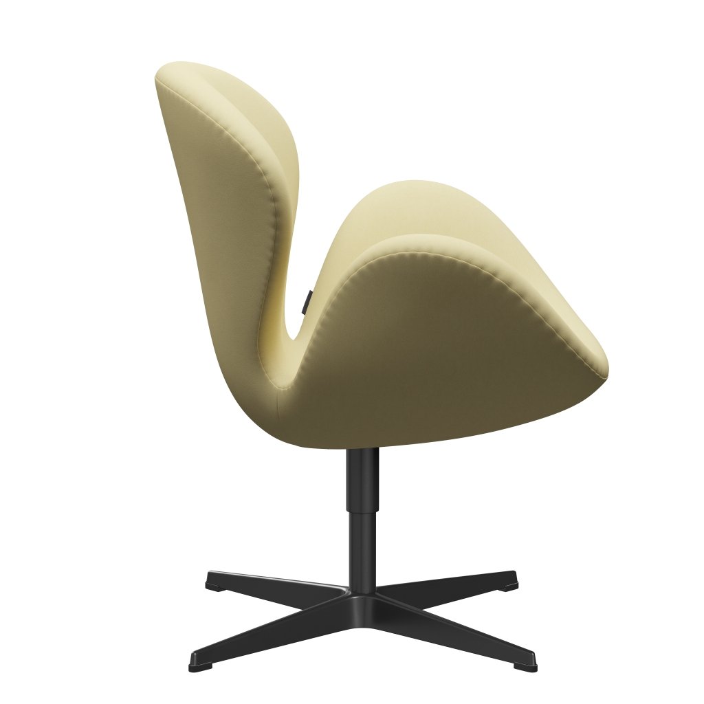 Fritz Hansen Swan Lounge -stoel, zwart gelakt/comfortgrijs (68008)