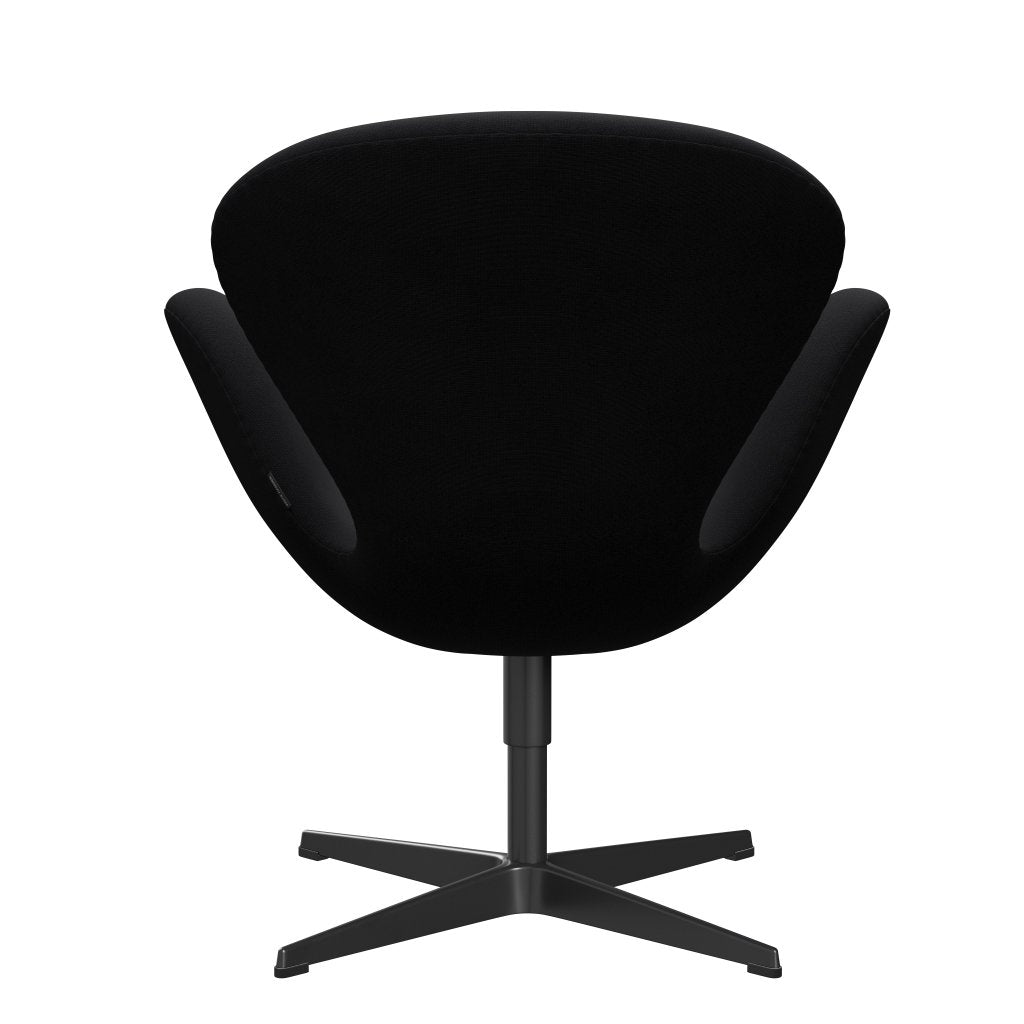 Fritz Hansen Swan Lounge Chair, Black Lacquered/Fame Gray (60051)