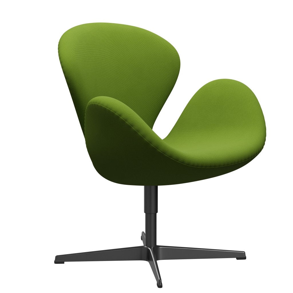 Fritz Hansen Joutsen lounge -tuoli, musta lakattu/kuuluisuus vihreä