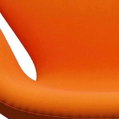 Fritz Hansen Swan Lounge stol, sort lakeret/berømmelse orange (63077)