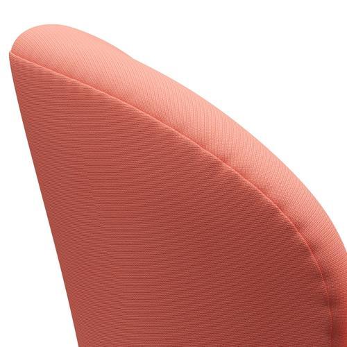 Fritz Hansen Joutsen lounge -tuoli, musta lakattu/maine vaaleanpunainen valo