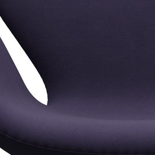 Fritz Hansen Joutsen lounge -tuoli, musta lakattu/maine violetti tumma