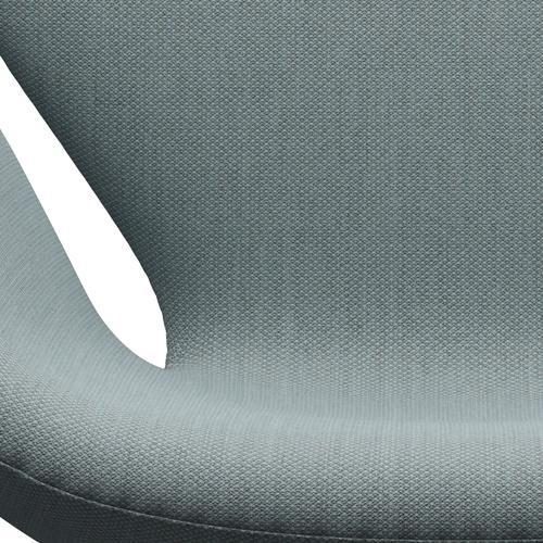 Fritz Hansen Swan Lounge stoel, zwart gelakt/fiord groen/blauw/steen