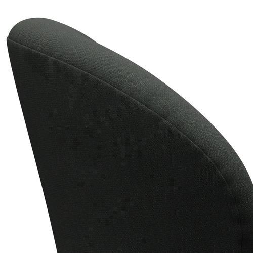 Fritz Hansen Swan Lounge Silla, lacado negro/fiord negro multicolor