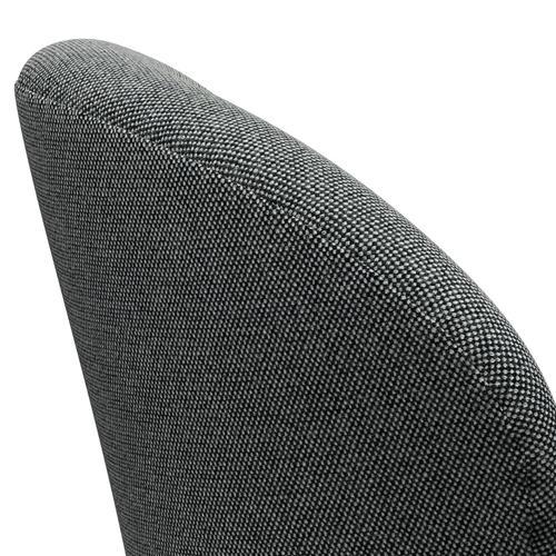 Fritz Hansen Swan Lounge Chair, svart lackerad/hallingdal vit svart