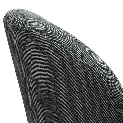 Fritz Hansen Swan Lounge Stuhl, schwarz lackiert/hallingdal weiß/braun