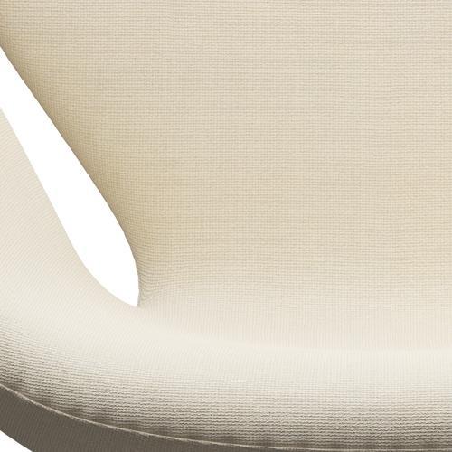 Fritz Hansen Swan Lounge Stuhl, schwarz lackiert/hallingdal wolle weiß