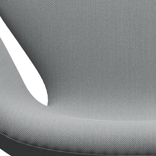 Fritz Hansen Chaise salon de cygne, beige noire laqué / Steelcut Beige