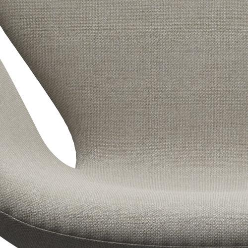 Fritz Hansen Swan Lounge -tuoli, musta lakattu/sunniva beige