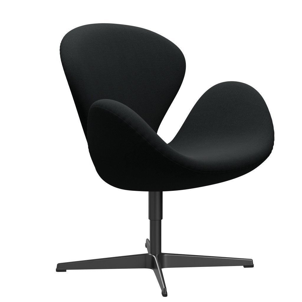 弗里茨·汉森·斯旺（Fritz Hansen Swan）休息室椅子，黑色漆/逊尼加黑色（193）