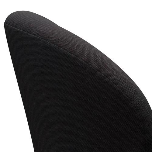 Fritz Hansen Swan Lounge -tuoli, musta lakattu/sunniva musta (683)