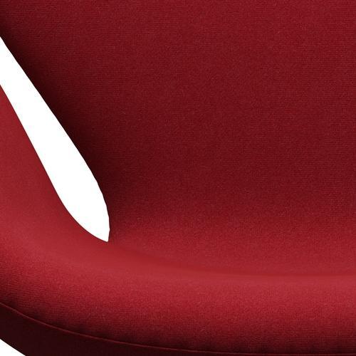 Fritz Hansen Swan Lounge Chair, Black Lacked/Tonus Light Bordeaux