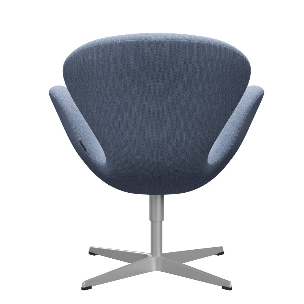 Fritz Hansen Swan休息室椅，银灰色/捕获浅蓝色（4902）