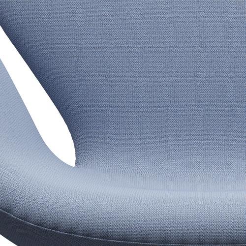 Sedia fritz Hansen Swan Lounge, grigio argento/cattura azzurro (4902)