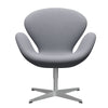 Fritz Hansen Swan Lounge Chair, Silver Gray/Christianshavn Light Gray Uni