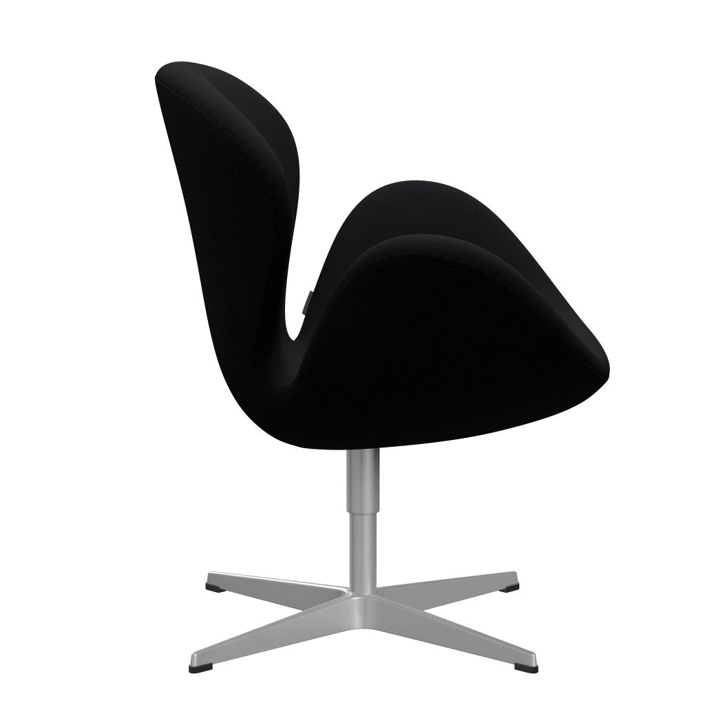 Fritz Hansen Swan Lounge Chair, Silbergrau/Christianshavn Black Uni