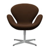 Fritz Hansen Swan Lounge -tuoli, hopeaharmaa/Comfort Beige (00010)
