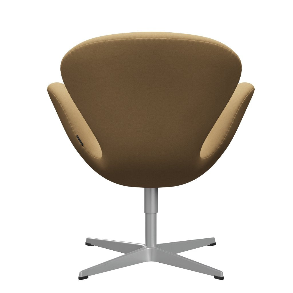 Fritz Hansen Swan Lounge Chair, Silver Grey / Comfort Beige (00280)