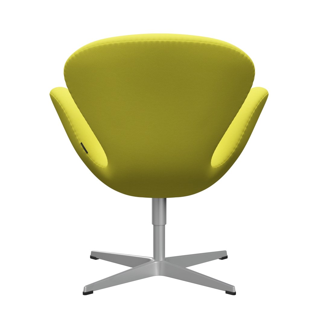 Fritz Hansen Swan Lounge stol, sølvgrå/komfort lysegul