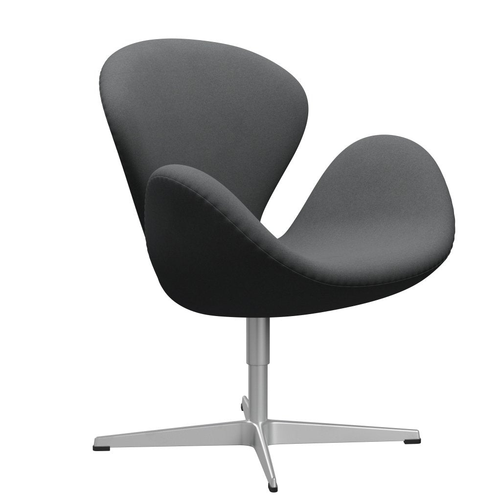 Fritz Hansen Swan Lounge stol, sølvgrå/divina mørkegrå