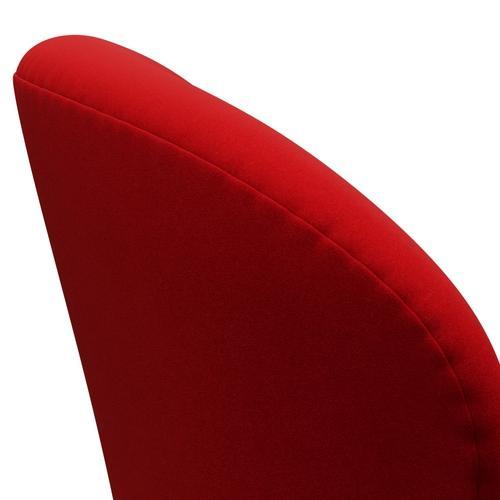 Fritz Hansen Swan Lounge stol, sølvgrå/Divina Red (623)