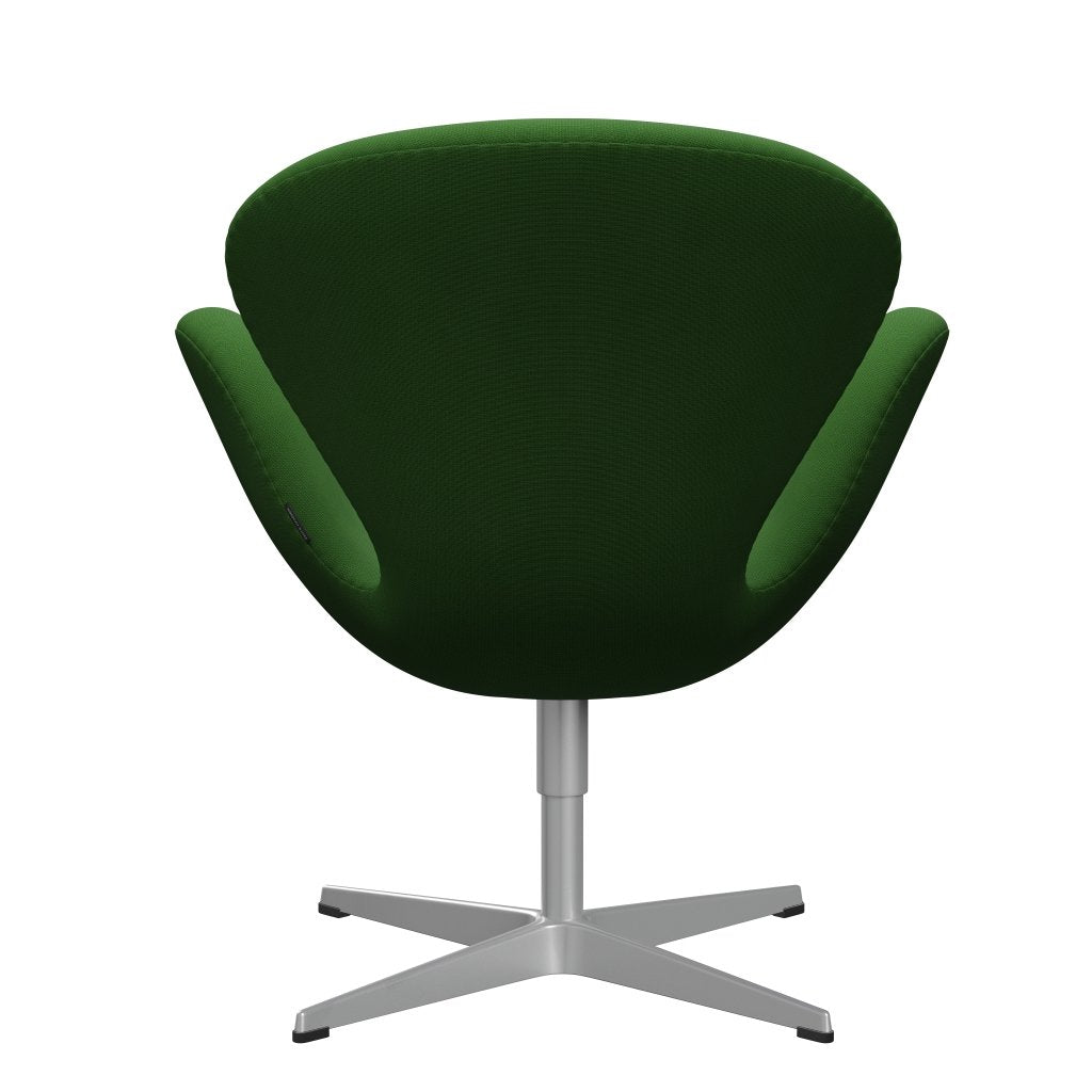 Fritz Hansen Swan Lounge -stoel, zilvergrijs/roem gras groen