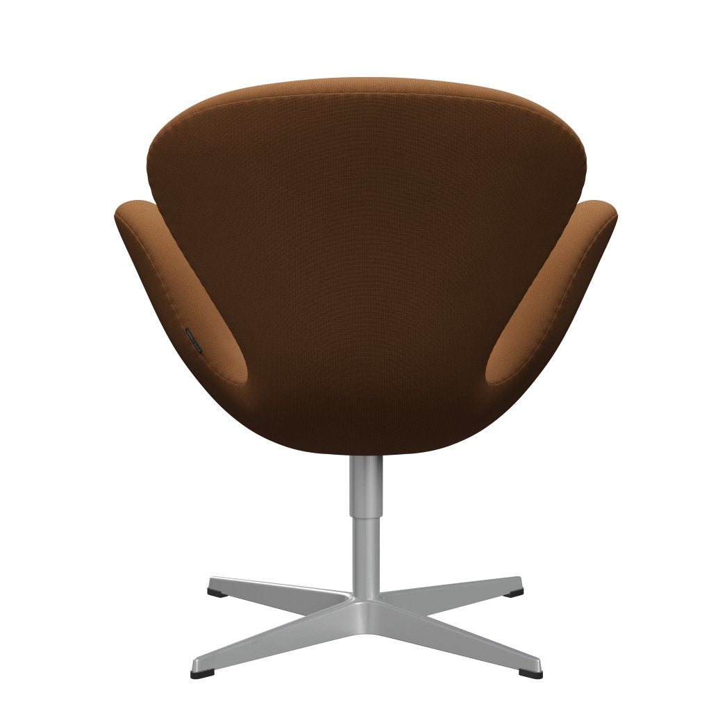 Fritz Hansen Swan Lounge -stoel, zilvergrijs/roem lichtbruin (61131)