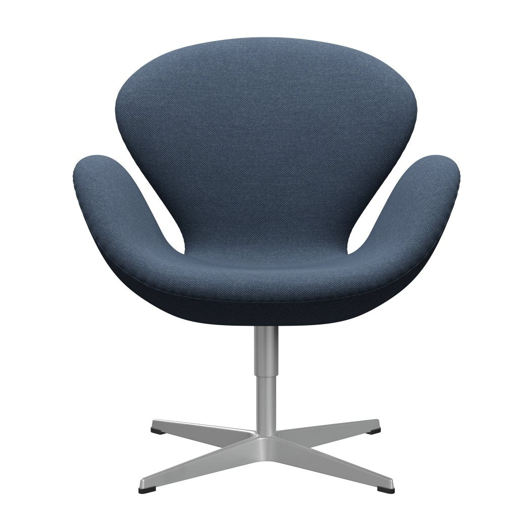 Fritz Hansen Swan Lounge stol, sølvgrå/fiord mørk konstruktion/grå