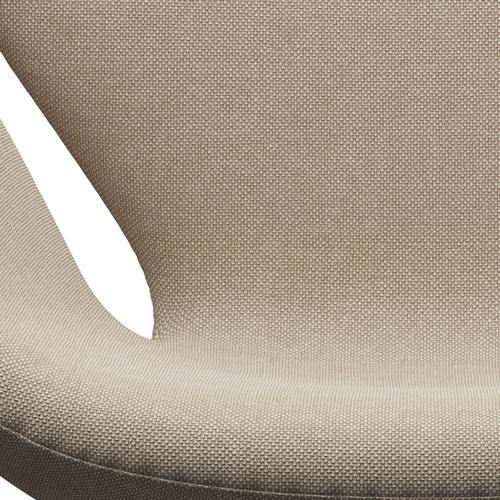 弗里茨·汉森·斯旺休息室椅子，银灰色/哈林达尔沙滩